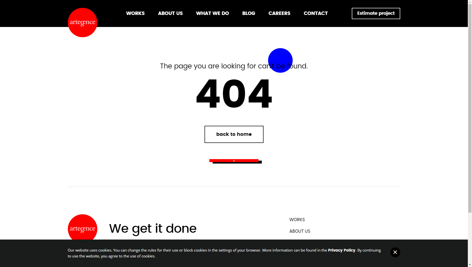 Good 404 example