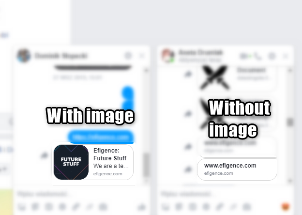 Facebook Social Media image comparison