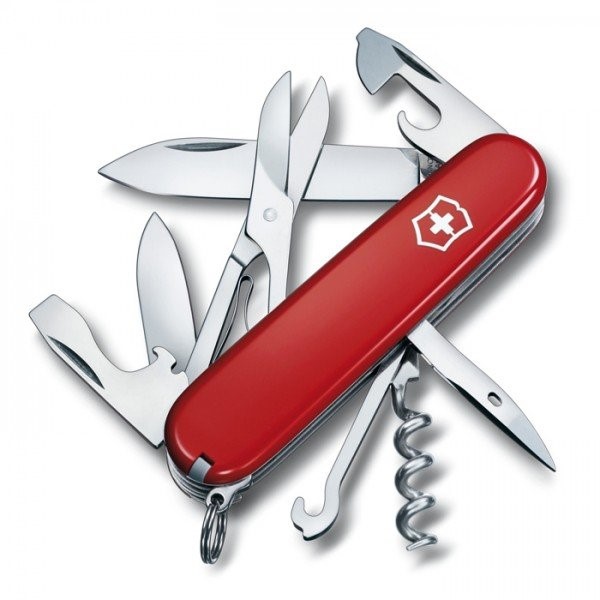The Swiss knife is a multi-tool pocketknife